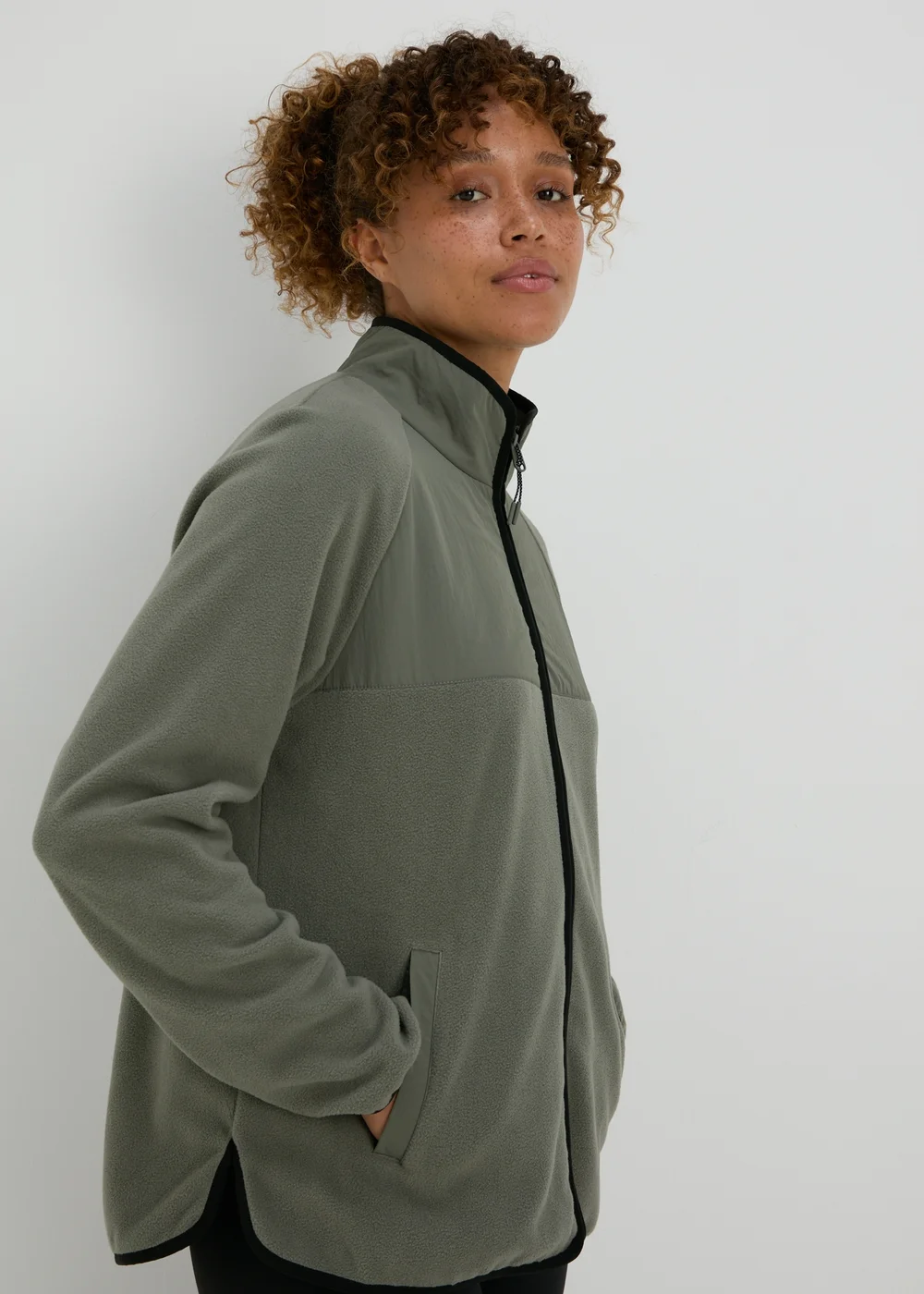 Souluxe Khaki Polar Fleece - S Image 3