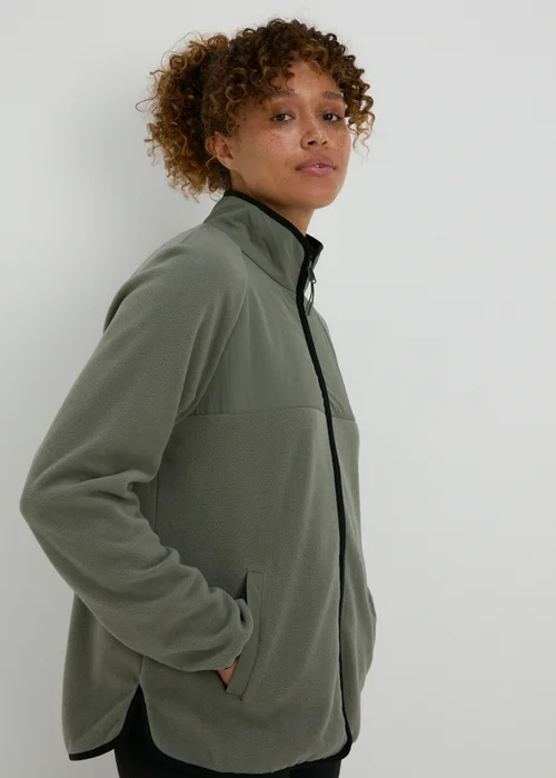 Souluxe Khaki Polar Fleece - S Image 3