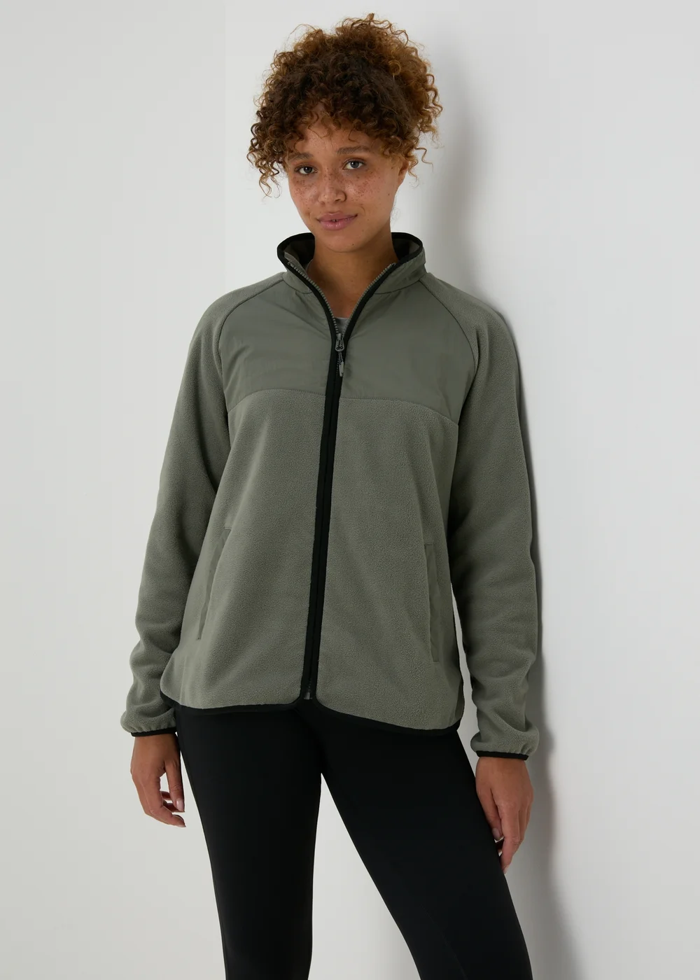 Souluxe Khaki Polar Fleece - S Image 1