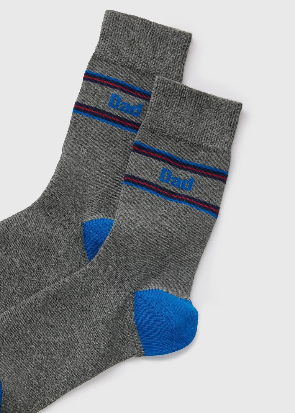 Grey Dad Socks - 6-8.5 Image 2
