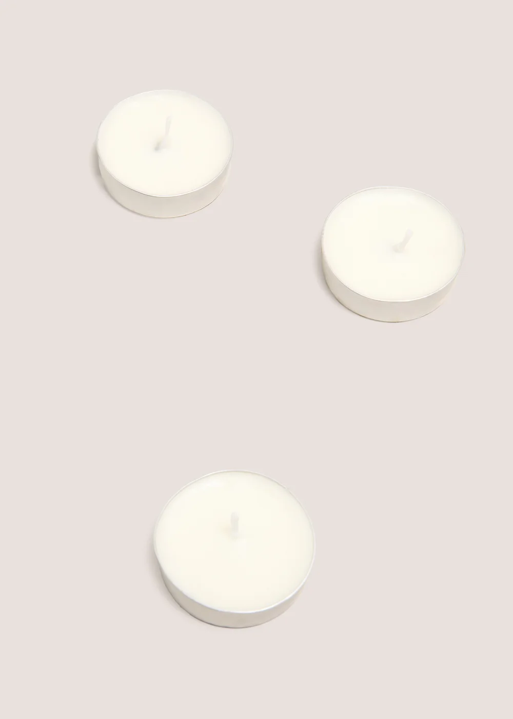 24 Pack Cotton Tea Lights Image 2