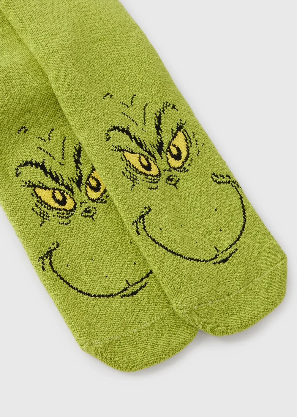Grinch Green Christmas Slipper Socks - 6-8.5 Image 2