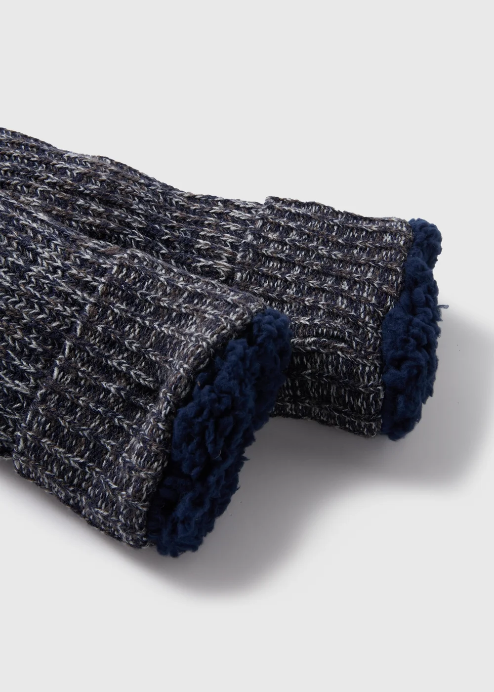 Grey Borg Lined Thermal Socks - 6-8.5 Image 2