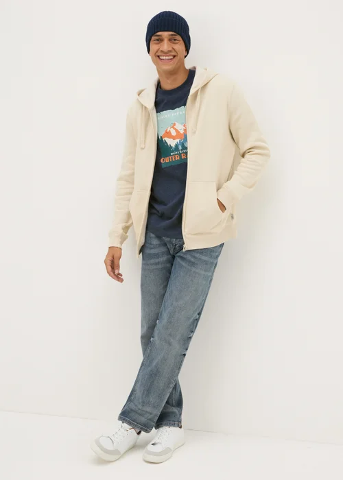 Navy Outer Range Mountain T-Shirt - S Image 1