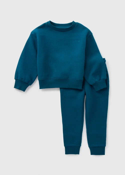 Boys Teal Top & Jogging Bottoms Set (1-7yrs) - 1 half year to 2 Image 1