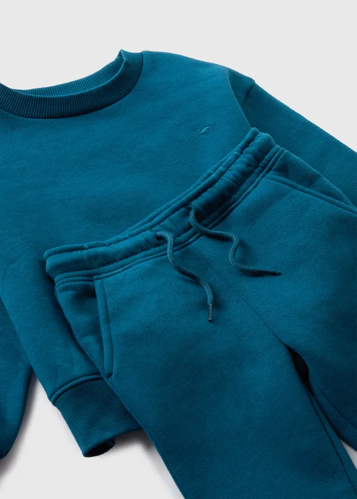 Boys Teal Top & Jogging Bottoms Set (1-7yrs) - 1 half year to 2 Image 2
