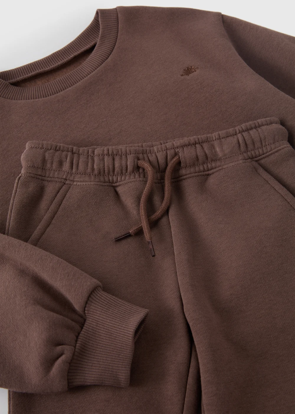 Boys Brown Sweatshirt & Jogging Bottom Set (1-7yrs) - 1 half year to 2 Image 2