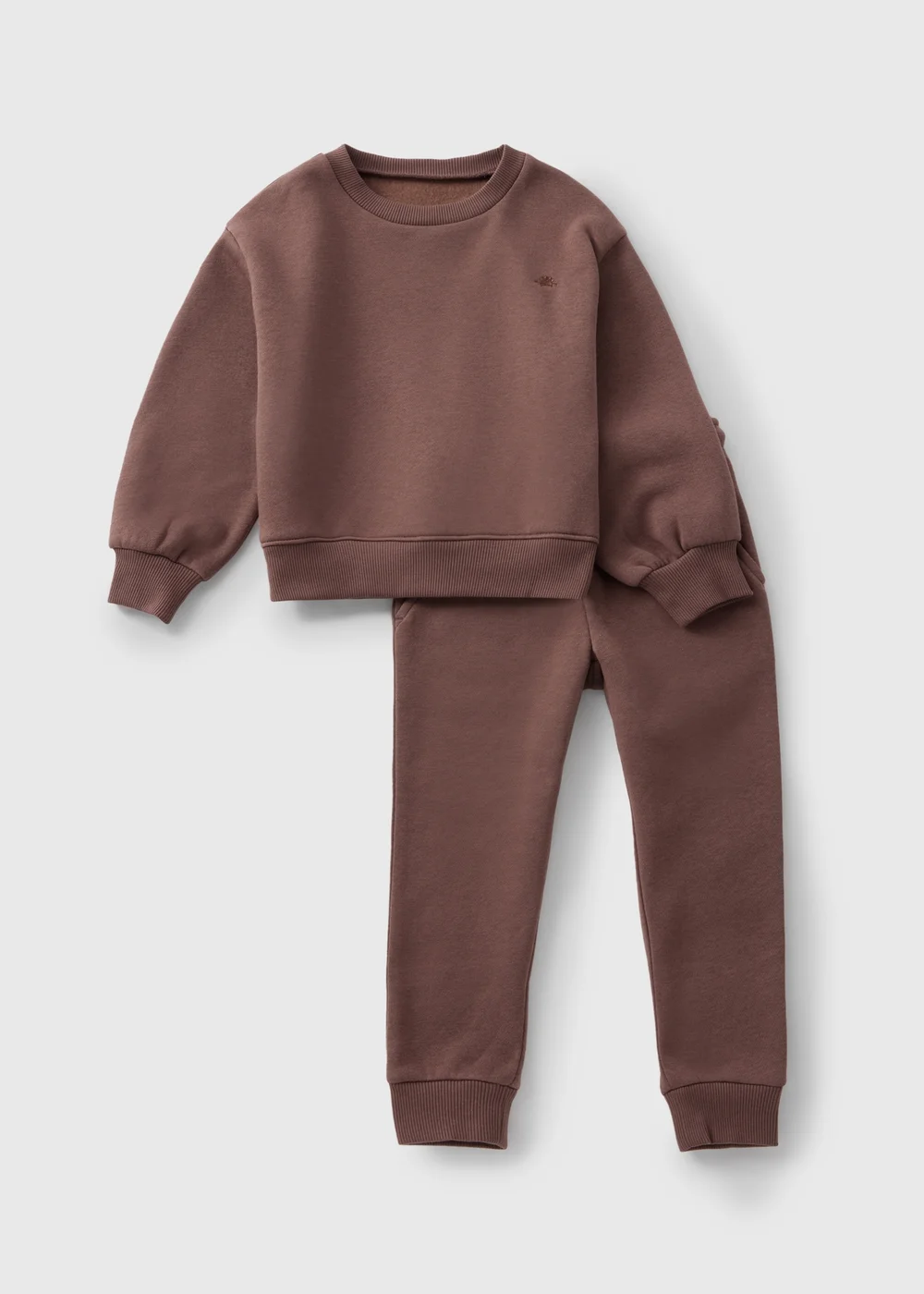 Boys Brown Sweatshirt & Jogging Bottom Set (1-7yrs) - 1 half year to 2 Image 1