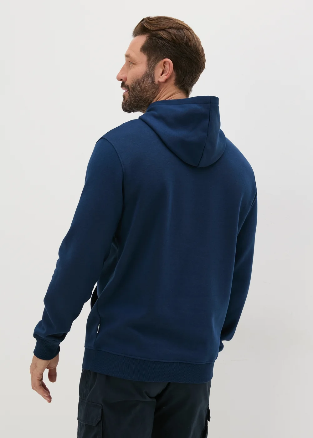 Navy Christmas Don't Stop Believing Hoodie - S Image 2