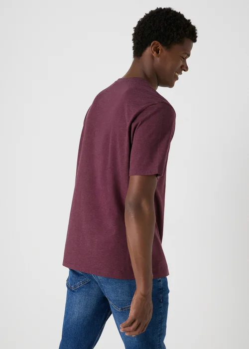 Burgundy Speed Check T-Shirt - S Image 2