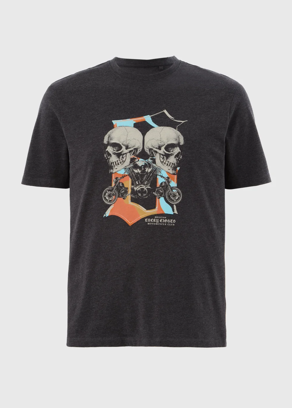 Charcoal Skull T-Shirt - S Image 4