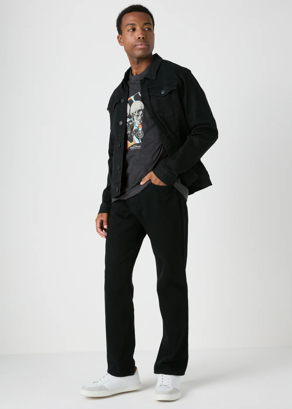 Charcoal Skull T-Shirt - S Image 3