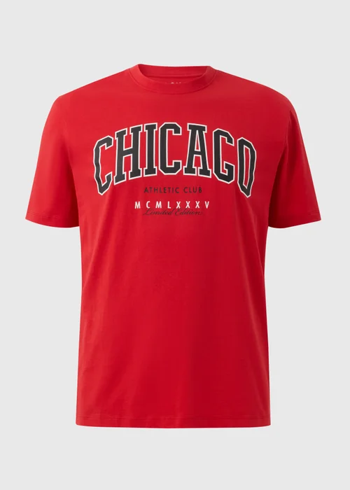 Red Chicago Varsity T-Shirt - S Image 2