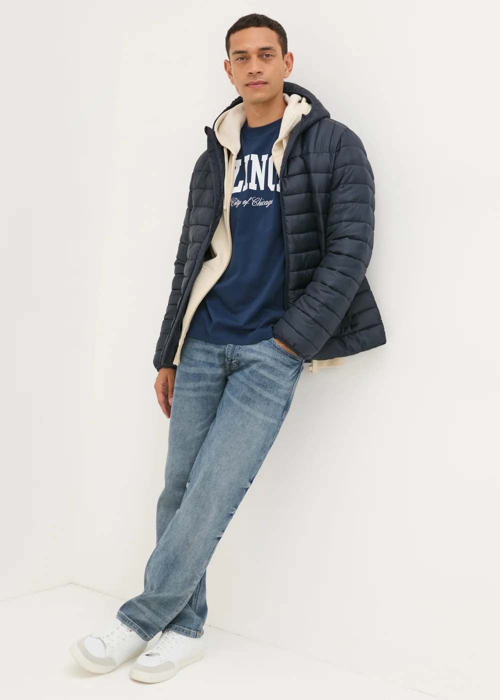 Navy Illinois Varsity T-Shirt - S Image 3