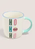 Cream Ho Ho Ho Mug Image 1