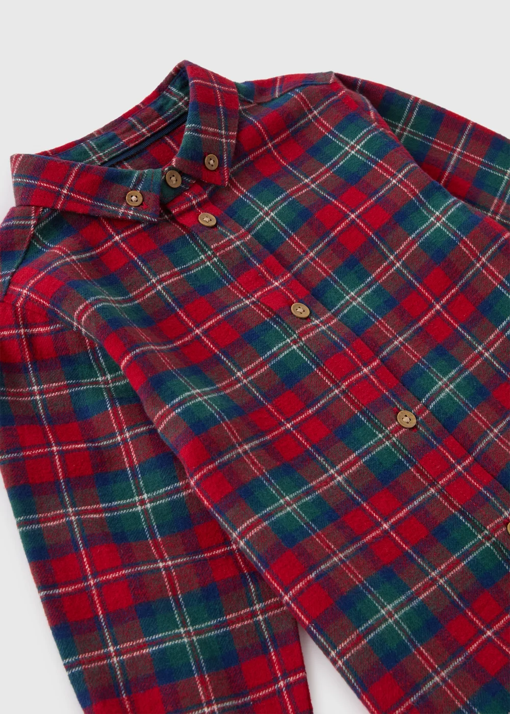 Boys Red Check Shirt (1-7yrs) - 1 half year to 2 Image 2