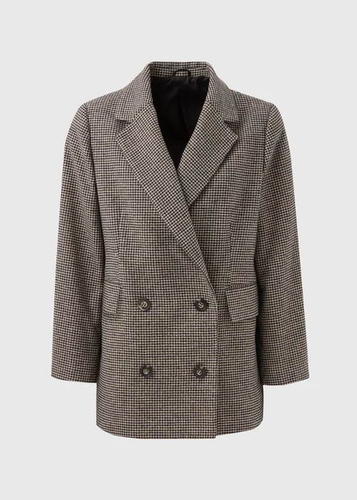 Papaya Petite Black Check Blazer - 6 Image 2