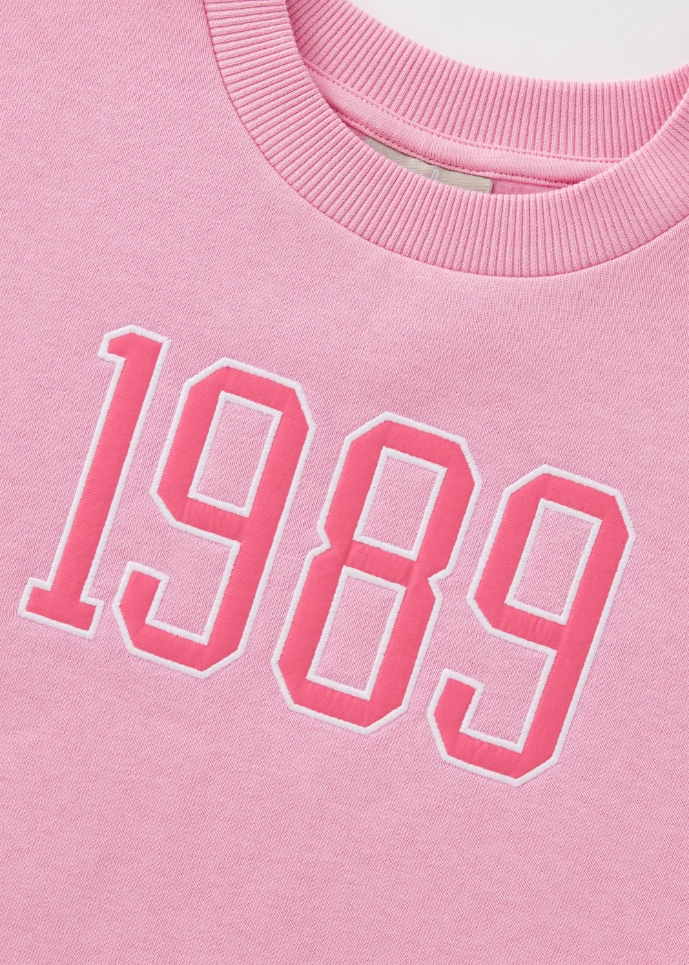 Girls Pink 1989 Sweatshirt (7-15yrs) - 7 Yrs Image 2