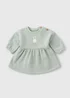 Baby Green Bunny Sweater Dress (Newborn-23mths) - Newborn Image 1