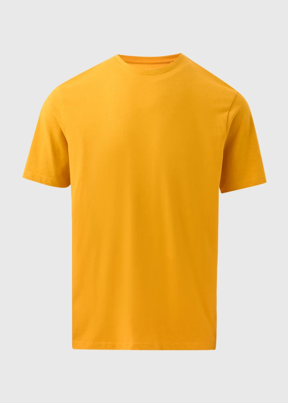 Yellow Essential Crew Neck T-Shirt - S Image 4