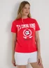Red Football T-Shirt - Size 8 Image 1