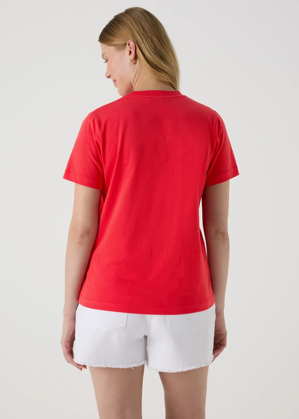 Red Football T-Shirt - Size 8 Image 2