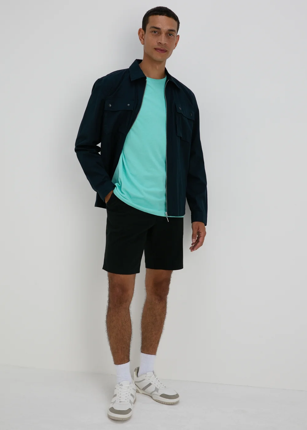 Turquoise Essential Crew Neck T-Shirt - S Image 3