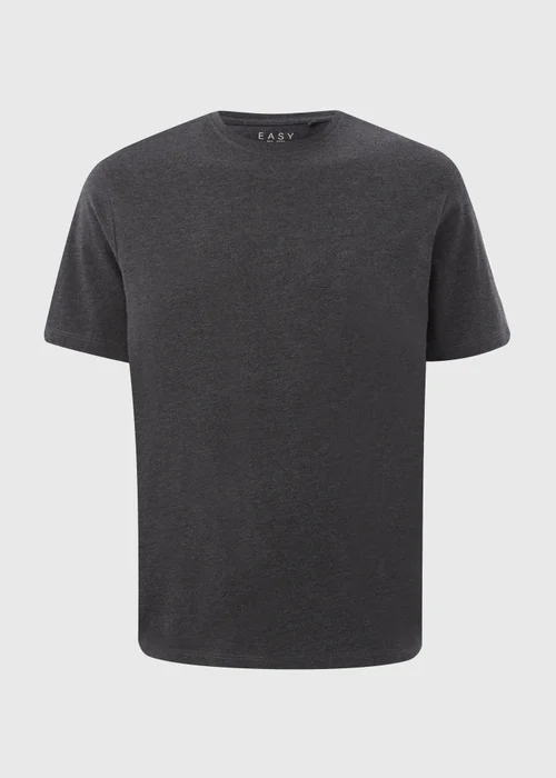Charcoal Essential Crew Neck T-Shirt - S Image 4