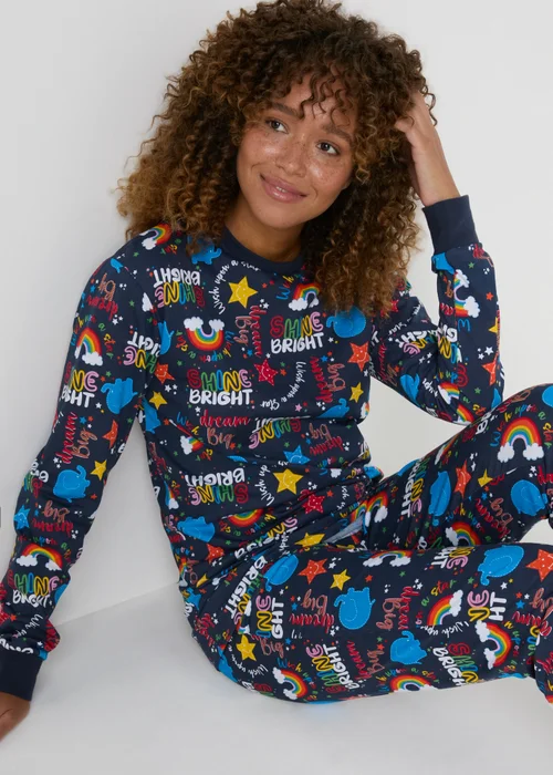 Alder Hey Adults Navy Pyjama Set - Extra small Image 1