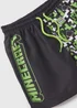Minecraft Kids Green Swim Shorts (2-9yrs) - Age 2 - 3 Years Image 2