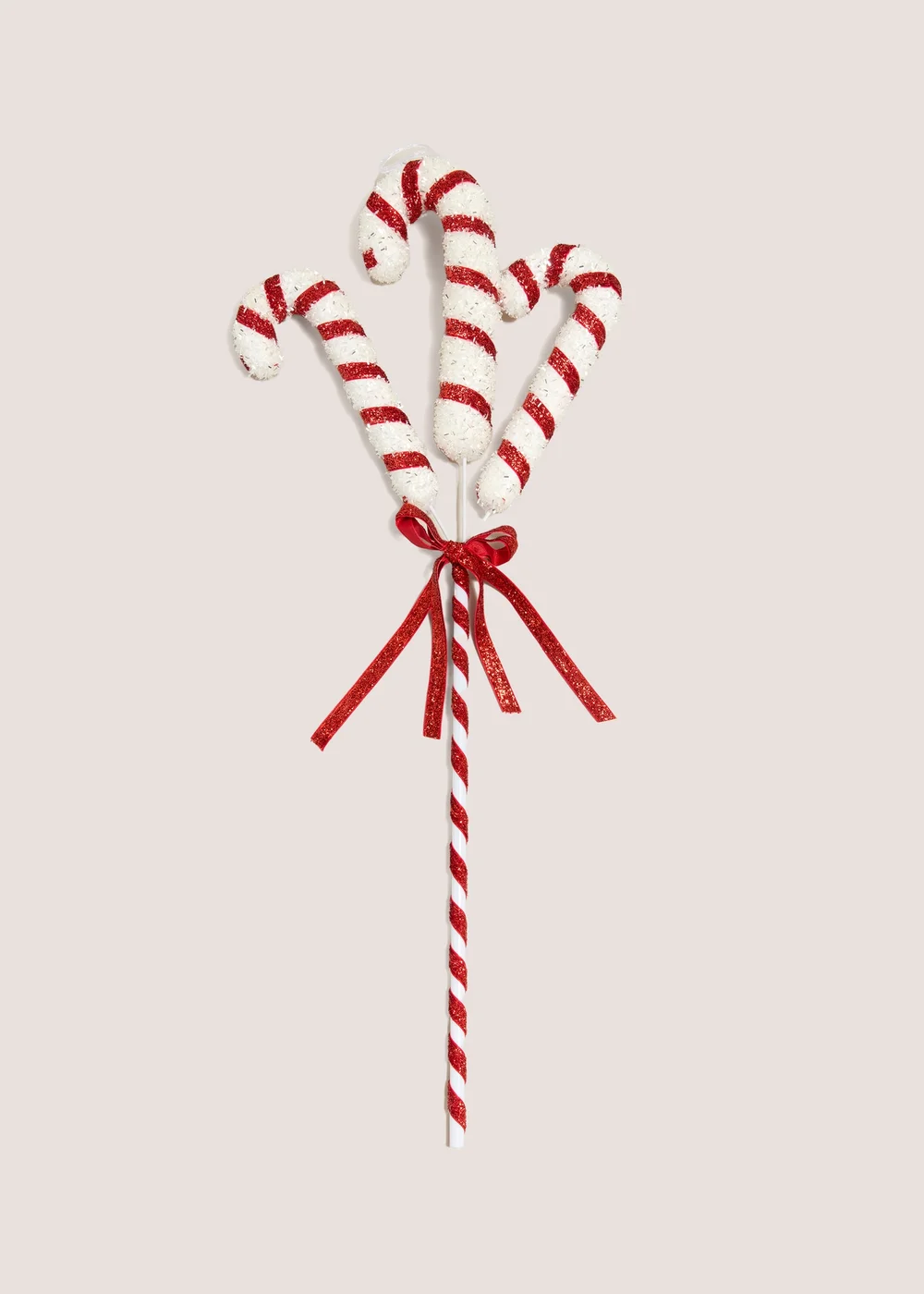 Red Candy Cane Pick Image 1