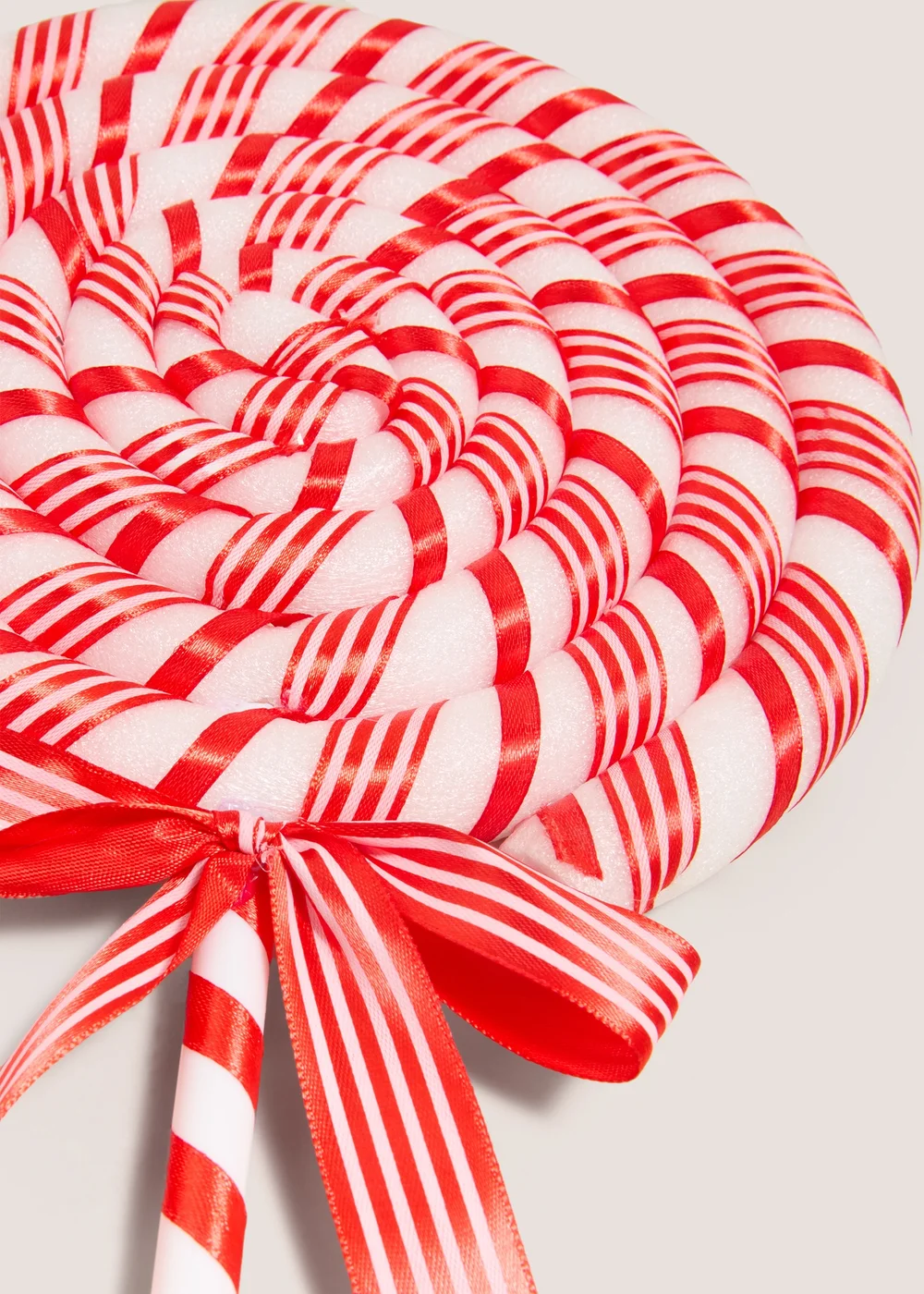 Red Swirl Light Up Lollipop Decoration (25x2.5x58cm) Image 2