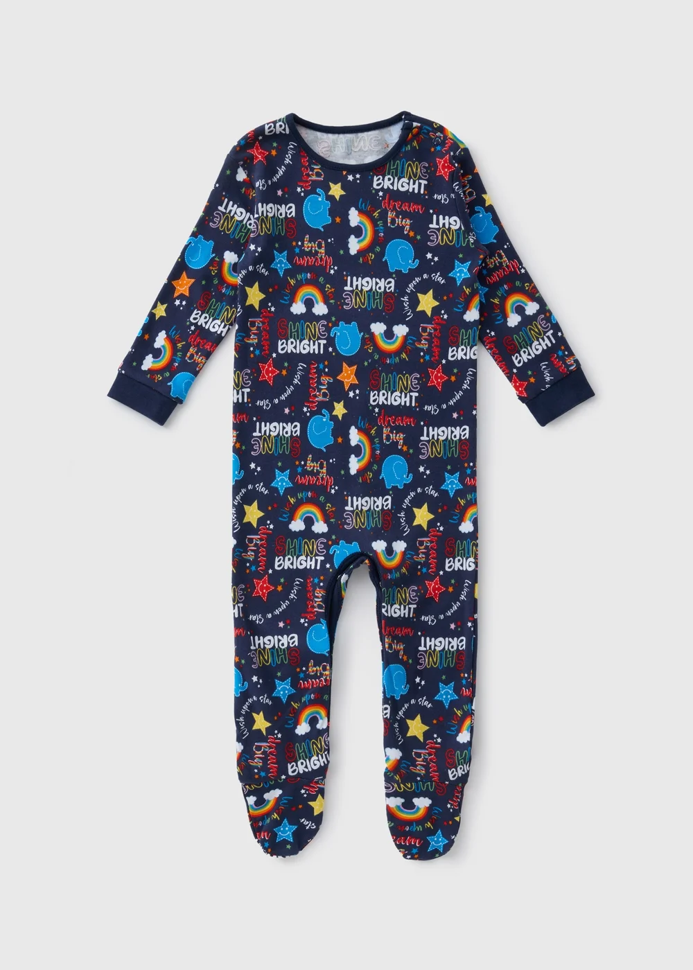 Alder Hey Baby Navy Sleepsuit (Newborn-23mths) - Age 0 - 3 Months Image 1