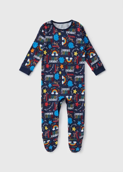 Alder Hey Baby Navy Sleepsuit (Newborn-23mths) - Age 0 - 3 Months Image 1
