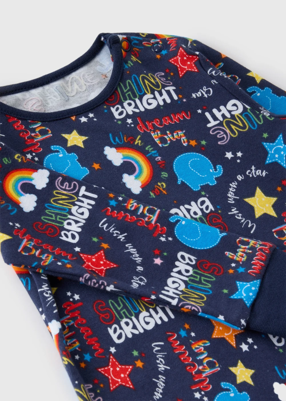 Alder Hey Baby Navy Sleepsuit (Newborn-23mths) - Age 0 - 3 Months Image 2