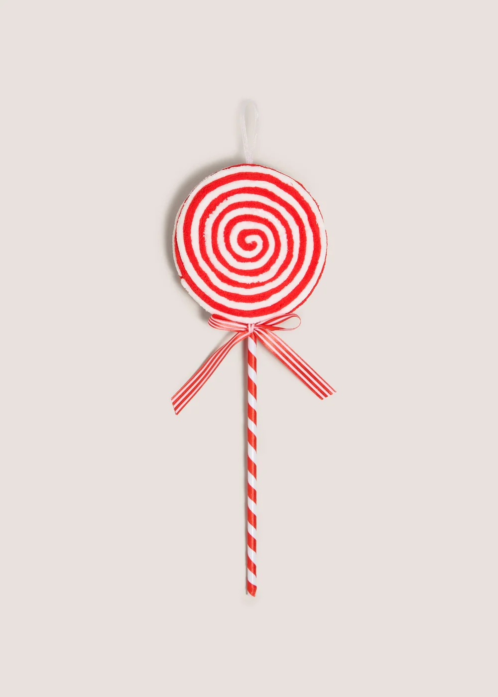 Red Oversized Lollipop Ornament Image 1