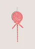 Red Oversized Lollipop Ornament Image 1