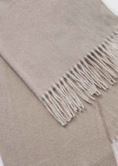 Oatmeal Mid Length Scarf - One Size Image 2