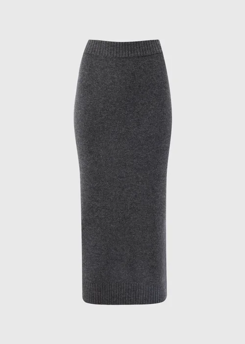 Charcoal Co-Ord Knitted Skirt - Extra small Image 4