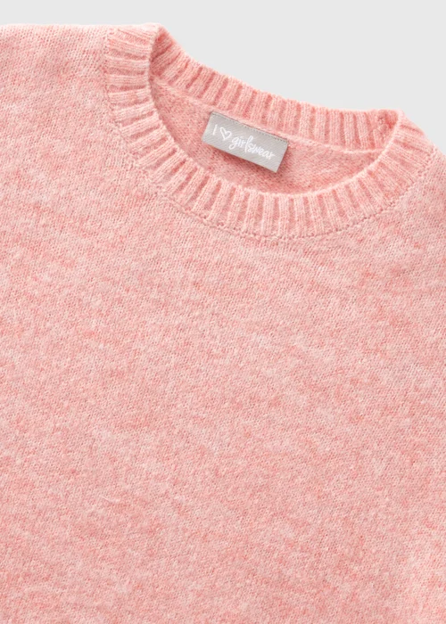 Girls Pink Knitted Jumper (7-15yrs) - 7 Yrs Image 2