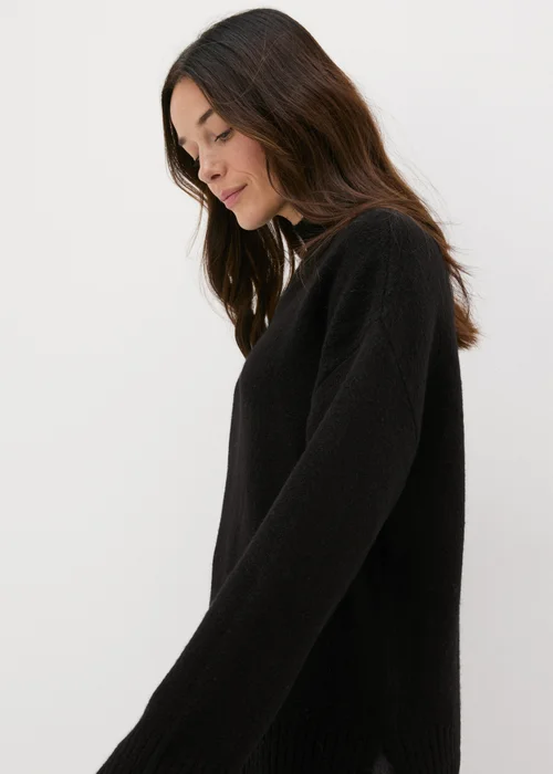 Black High Neck Jumper - XS Image 2