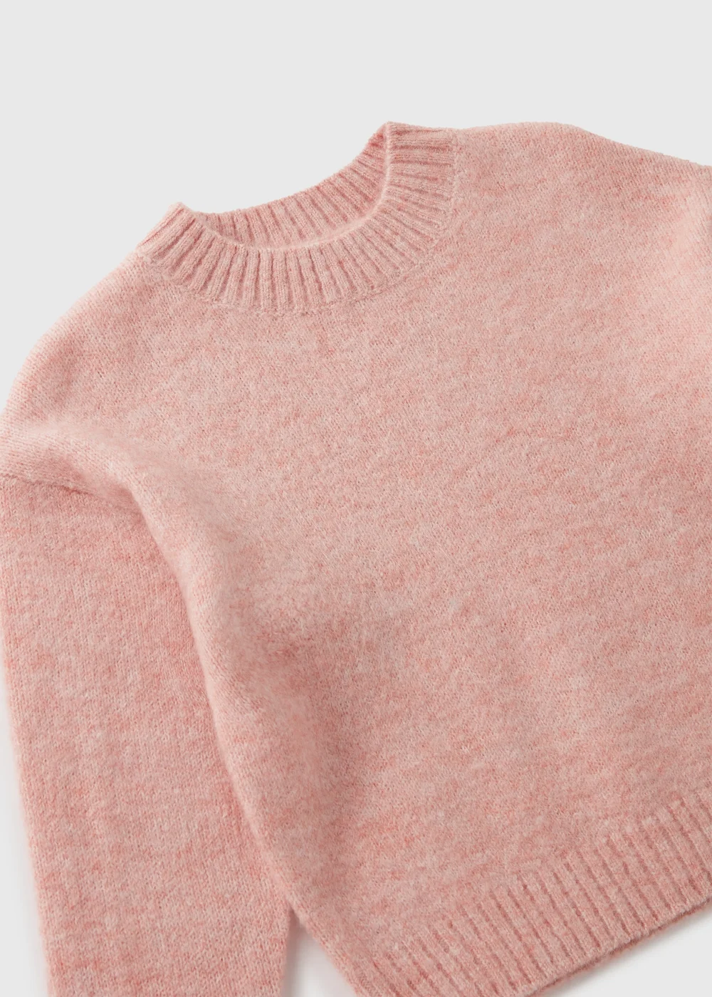 Girls Pink Knitted Jumper (1-7yrs) - 1-1.5 Yrs Image 2