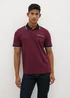 Burgundy Pocket Smart Polo Shirt - S Image 1