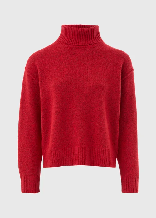 Red Roll Neck Jumper - XS Image 4