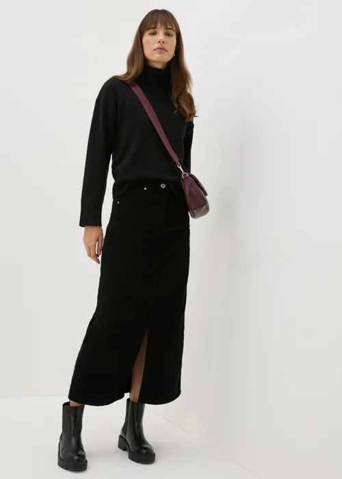 Black Roll Neck Jumper - XS Image 3