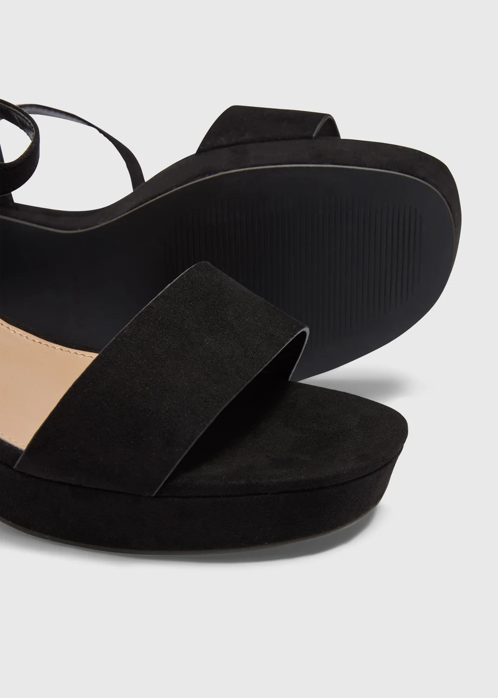 Black Platform Heels - 3 Image 2