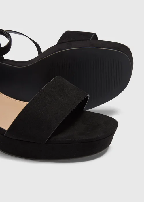 Black Platform Heels - 3 Image 2