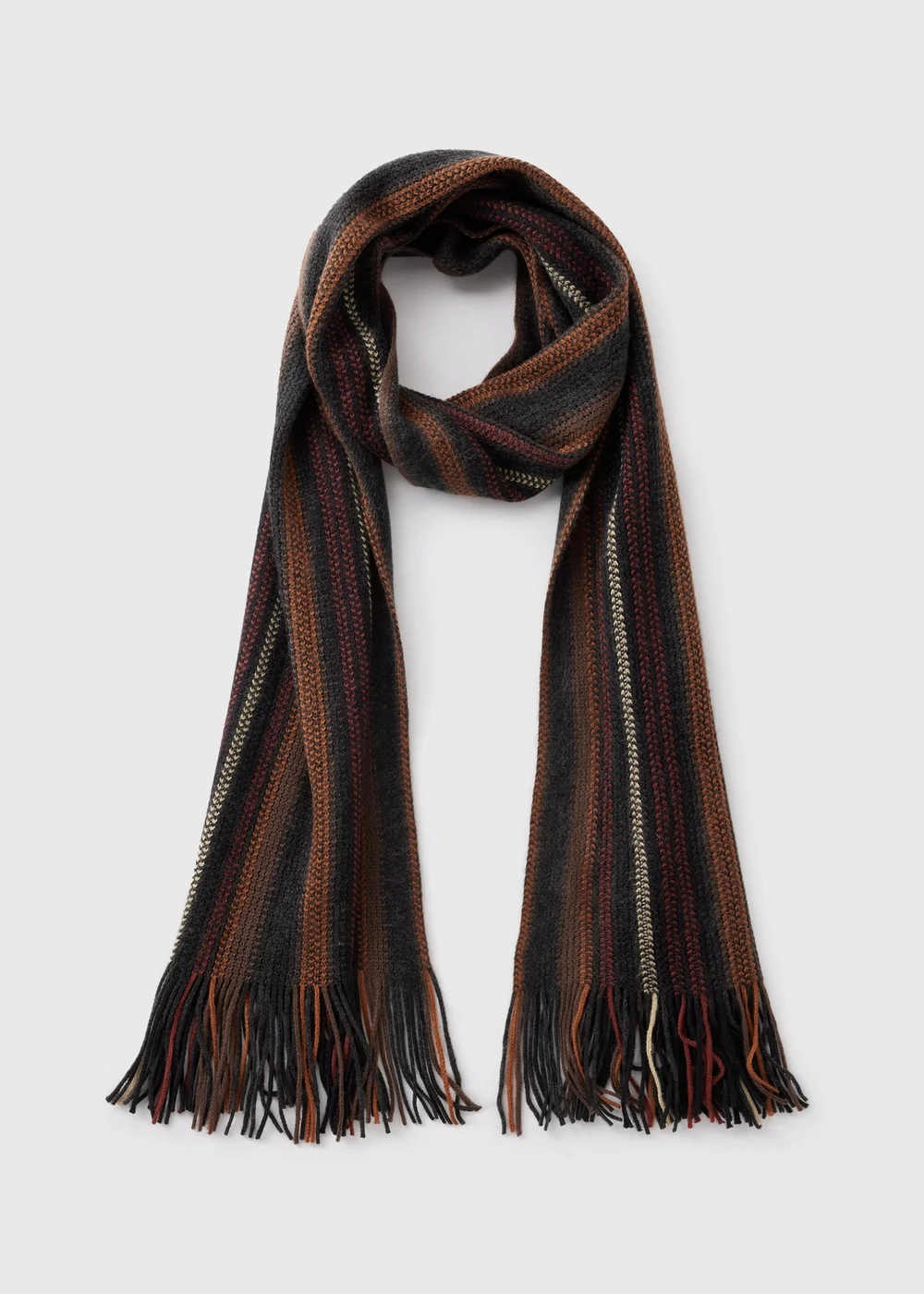 Multicolour Stripe Rochelle Scarf - One Size Image 1