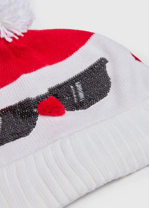 White Cool Santa Hat - One Size Image 2
