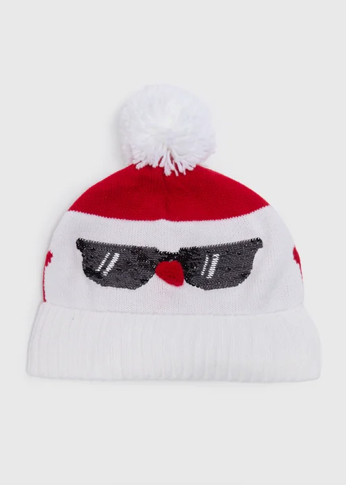 White Cool Santa Hat - One Size Image 1